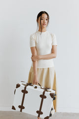 バックラベルスリムＴシャツ