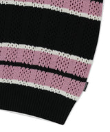 MESH STRIPE KNIT