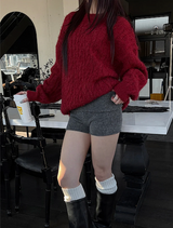 [F/W] Knit short pants