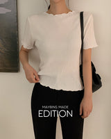 [MADE] ラッフル半袖Tシャツ