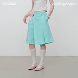 Riverstone Plus Irregular Skort Women 2026 Summer New Pleated Hem A-line Skirt Pants