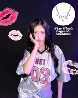 [IVE Rey, ITZY Chaeryeong Pick!](S.Steel) Star Flash Layered Necklace