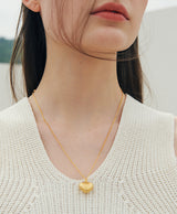 [925 silver] Un.silver.95 / cerise necklace (gold)