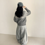 Eve High Quality Nordic Snowflake Round Knit