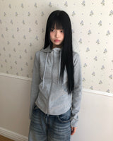 ドーミングハイネックフードジップアップ