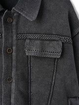 エンミックトラッカーワッシュドカーディガン 2C