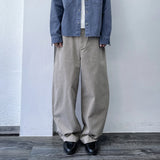 Washed Balloon Wide Trousers