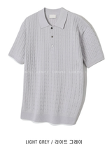 nade Cool Cable Collar Short Pant Knit