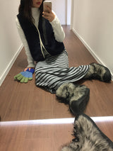 Royvi Stripe Long Skirt (2 Colors)