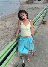 TENCEL FRILL SLEEVELESS