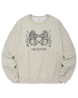 Salvation Lion スウェットシャツ/オートミール