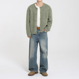 ALPACA ROUND KNIT CARDIGAN