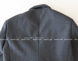 Norma Oversized-Fit Wool Half Coat