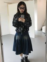 Airy Bloom Flower Zip-Up (3c)