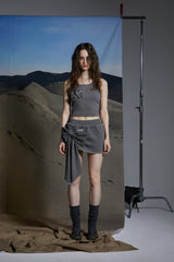 RIBBON POP SLEEVELESS TOP