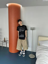 サッドピグメントショートスリーブTシャツ 3C
