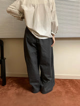 French wide pants
