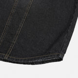 Double-Stitch Denim Short-Sleeve Shirt (2 Colors)