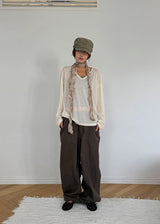SHEER V KNIT TEE (5color)