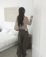 [MADE] Honot Vintage incision eyelet pocket cotton pants