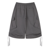cotton banding bermuda pants