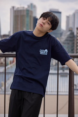 QT8 x USA TAKUMA Staycation Tee (Navy)