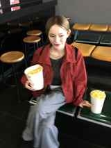 サンドストライプイージーバンディングパンツ (3c)