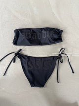 Glitter lettering kitsch bikini
