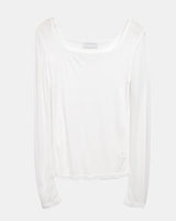 ネヴ スクエアネック ロングスリーブ Tシャツ (9 Colors)