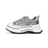 KILLWINNER Lihuo Series Canvas Shoes, Gray, Thick-Soled Casual Shoes, Couple Style