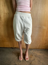 balloon sweat capri pants