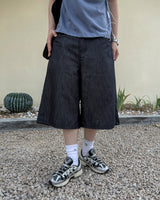 Haven Check Pocket Bermuda Denim Pants