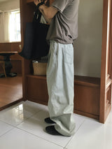 Arctic Cation Pintuck Curved Pants 2C