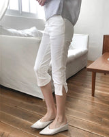 priv hidden waist slit capri sl
