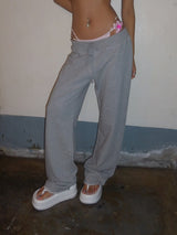 [Made] Baby sweatpants (grey)
