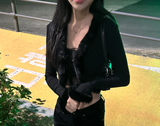 (HIGHLY RECOMMENDED!/GODDESS LOOK) ミンクファーディテールボウカーディガン