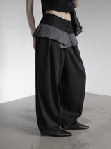 Mode Half-Neck Trench Blouse