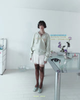 [ olohoyo X minjiena ] Butterfly hoodie vintage mint