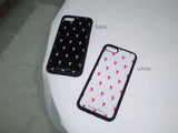 heart epoxy bumper case [white]