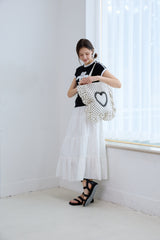 WHISPERING WINGS MAXI SKIRT