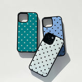 dot epoxy bumper case(white)