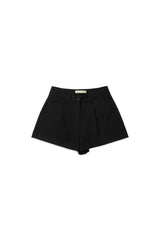 Herringbone shorts_black