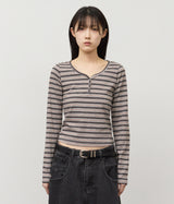 (W) Eden Striped Top