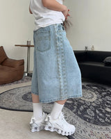 Mark Ethnic Bermuda Denim Pants