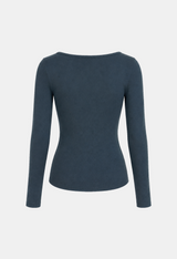 Melly Lace Layered Shirring Tee