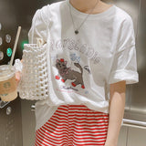 Maslani ボックス半袖Tシャツ