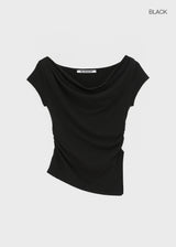 [MADE] Haller Drape Short Sleeve Top