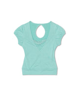 lace rosy puff tee (4colors)
