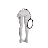 Leg Keychain - White