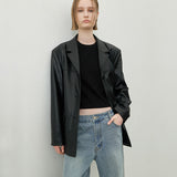(T-6993)SOLID POCKET SLIM TEE